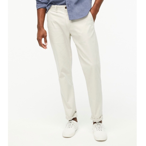 J. Crew Other - New JCREW Mens Size 34 / 32 Straight-Fit Flex Khaki Pant in Stone